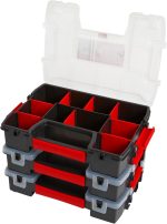 CRAFTSMAN Storage Organizer, Small Parts Organizer, 3-Packs with 10-Compartments, Lid Includes Secure Latch (CMST60964M) - Image 4