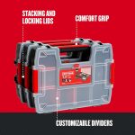 CRAFTSMAN Storage Organizer, Small Parts Organizer, 3-Packs with 10-Compartments, Lid Includes Secure Latch (CMST60964M) - Image 7
