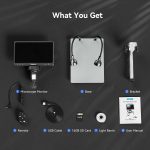 TOMLOV DM9 7" Digital Microscope: 1080P 1200X Coin Microscope Magnifier, 12MP Ultra-Precise Focusing LCD Soldering Microscopes for Adults, PC View, 16GB - Image 10
