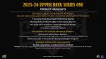 2025 2026 Upper Deck Series One Hockey Unopened Blaster Box of Packs with a Young Guns Rookie Card, an OPC Glossy Card, an Encore Insert and Green Dazzler Card Plus - Image 4