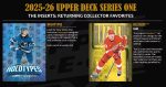 2025 2026 Upper Deck Series One Hockey Unopened Blaster Box of Packs with a Young Guns Rookie Card, an OPC Glossy Card, an Encore Insert and Green Dazzler Card Plus - Image 7
