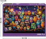Owl Family Puzzles for Adults 1000 Pieces, Puzzles with Letters on Back, Impossible Hard Difficult Challenging, Precise Interlocking Pieces, Home Wall Decoration & Ideal Gift - Image 4