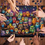 Owl Family Puzzles for Adults 1000 Pieces, Puzzles with Letters on Back, Impossible Hard Difficult Challenging, Precise Interlocking Pieces, Home Wall Decoration & Ideal Gift - Image 6