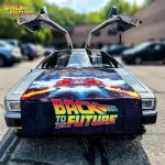Back to the Future Blanket | Back to the Future Movie Fleece Throw Blankets | Delorean Collectibles & Memorabilia | BTTF Gift Outatime License Blankets | 45" X 60" | Officially Licensed - Image 4