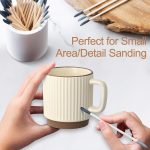 30 Pcs Sanding Sticks, Premium Double-Ended Matchstick Sanding Stick for Small Area/Hole Sanding, Fine Detail Polishing Sticks for Plastic Models/Wood/Metal, 120/280 Grit - Image 5