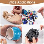 30 Pcs Sanding Sticks, Premium Double-Ended Matchstick Sanding Stick for Small Area/Hole Sanding, Fine Detail Polishing Sticks for Plastic Models/Wood/Metal, 120/280 Grit - Image 7