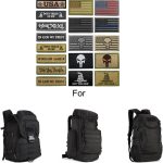 WZT 18-Piece American Flag Patch & Thin Blue Line Military Morale Patch Set | Hook & loop backing for tactical vests,backpacks,bags, caps,jackets and uniforms;sew-on loop panels included - Image 7