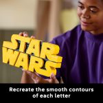 LEGO Star Wars Brick-Built Star Wars Logo - Building Set for Adults 18+ - Star Wars Gift Idea for Birthdays - Collectible DIY Model Kit - Home Decor Idea for Fans of The Movie Series - 75407 - Image 5