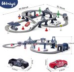 Wdmiya Train Sets for Boys 4-7, 104 Pcs Battery Operated Trains with Tracks | Magnetic Connection, Compatible with Thomas, Brio, Chuggington, Gifts for 3 4 5 6 Years Old (City Blue 104 Pcs) - Image 5