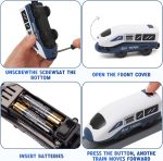Wdmiya Train Sets for Boys 4-7, 104 Pcs Battery Operated Trains with Tracks | Magnetic Connection, Compatible with Thomas, Brio, Chuggington, Gifts for 3 4 5 6 Years Old (City Blue 104 Pcs) - Image 10
