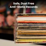 EVEO 100 Vinyl Record Sleeves Outer – Crystal Clear Outer Vinyl Sleeves LP Album Covers 12.75"x12.75" | Perfect Fit Protective 3 Mil Protection for Single & Double LPs - Archival Quality - Image 7