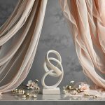 10" Modern Abstract Ribbon Decorative Sculpture, Knot Sculptures,Home Decor,Coffee Table Statues,Dining Living Room Desk Decor（White） - Image 8