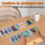 5 Pcs Diecast Display Case for Hot-Wheels Match-Box,Toy Car Storage Organizer,Compatible with Hot-Wheels Match-Box Packaged Cars,Packaged Cars Display Wall Mount (5pcs) - Image 4