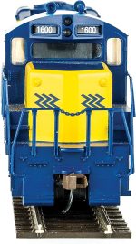 Walthers Trainline EMD GP9M-Standard DC-Ontario Northland #1600 (Yellow, Blue; Chevrons Logo) 931-456 HO Scale Model Railroad - Locomotive Model - Image 4