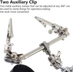 3.5X12X Helping Hands Soldering Station with LED Light & Alligator Clips | Station for Soldering, Assembly, Repair,Modeling, Hobbies and Crafts - Image 6