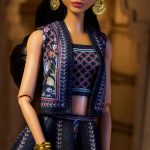 Barbie Diwali Doll by Anita Dongre Wearing Festival of Lights Look, Holiday Collectible with Doll Stand & Certificate of Authenticity - Image 6