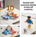 LEGO Editions Kylian Mbappé – Soccer Highlights - Building Set for Boys & Girls, Ages 10+ - Collectible Soccer Gift with Plaque - Kids Bedroom or Shelf Decor - 43013 - Image 4