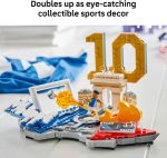 LEGO Editions Kylian Mbappé – Soccer Highlights - Building Set for Boys & Girls, Ages 10+ - Collectible Soccer Gift with Plaque - Kids Bedroom or Shelf Decor - 43013 - Image 6