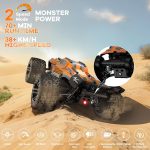 Remote Control Car, 38 KPH High Speed All Terrain Off Road 4WD Fast RC Cars | 1:20 Scale Electric RC Truck Toy with 2.4GHz, 38 KPH, Christmas Birthday Gifts for Adults & Teen Boys - Image 5
