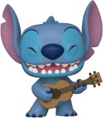 Funko POP! Disney Lilo & Stitch - Stitch with Ukulele | Official Cartoon/Animation Merch - Collectable Vinyl Figurine for Shelf Display - Birthday Gift Idea for Fans and Collectors - Image 3