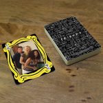 AQUARIUS Friends Cast Playing Cards - Themed Deck for Card Games - Officially Licensed Friends TV Show Collectibles, Orange - Image 3