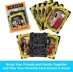 AQUARIUS Friends Cast Playing Cards - Themed Deck for Card Games - Officially Licensed Friends TV Show Collectibles, Orange - Image 4