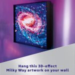 LEGO Art The Milky Way Galaxy Building Set - Space Decor DIY Kits for Adults for Bedroom wall, Ages 18+ - Gift Ideas for Astronomy Lovers, Men & Women - Includes Frame for Display - 31212 - Image 7