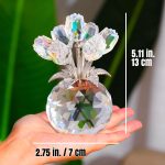 Ornalrist Crystal AB-Color Rose Bouquet Flower, Glass Flower Figurine - Image 5