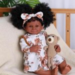 BABESIDE Reborn Baby Dolls Black Girl Bemi - 20 Inch Soft Body Realistic Baby Doll Handmade Real Life Baby Dolls with Clothes and Toy Gift for Kids Age 3+ - Image 5