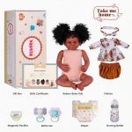 BABESIDE Reborn Baby Dolls Black Girl Bemi - 20 Inch Soft Body Realistic Baby Doll Handmade Real Life Baby Dolls with Clothes and Toy Gift for Kids Age 3+ - Image 7