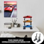 3 Tier Car Model Display Stand, Angled Racing Car Display Case for 1/24 Scale Diecast Models, Tabletop Organiser for 3 Models, Ideal Gift for 1:24 Car Model Collector - Image 4