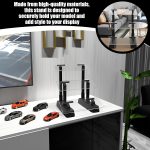 3 Tier Car Model Display Stand, Angled Racing Car Display Case for 1/24 Scale Diecast Models, Tabletop Organiser for 3 Models, Ideal Gift for 1:24 Car Model Collector - Image 5