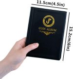 Uncle Paul Coin Album Coin Holder Coin Collection Book for Half Dollar/Small Dollar/50 Pence/Two pounds 60 Pockets - Image 3
