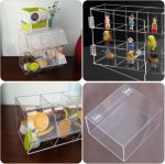 12 Pcs Acrylic Mini Hinge Transparent Plastic Self-Adhesive Folding Hinge Tools for Cabinet Drawer Furniture DIY Display Stand 30x35 mm - Image 5