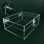 12 Pcs Acrylic Mini Hinge Transparent Plastic Self-Adhesive Folding Hinge Tools for Cabinet Drawer Furniture DIY Display Stand 30x35 mm - Image 6