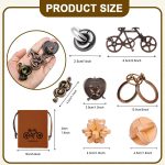 32 Pcs Brain Teaser Puzzles Set for Adults Kids – Wooden & Metal 3D IQ Game, Challenging Disentanglement Logic Puzzles, Family Party Favor Portable Travel Pouch Set - Image 3