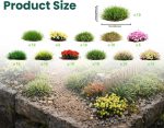 110 pcs Static Grass Tufts Model Grass for Train Railway Diorama Scenery Artificial Grass Terrain Kit Miniature Bushes Wargaming - Image 3