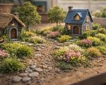 110 pcs Static Grass Tufts Model Grass for Train Railway Diorama Scenery Artificial Grass Terrain Kit Miniature Bushes Wargaming - Image 5