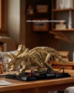 Nifeliz Triceratops Dinosaur Fossil Building Set, NF10351 | Dinosaur Skeleton Display Model Set for Adults and Collectors, Ideal Gift for Fossil Lovers - Image 3
