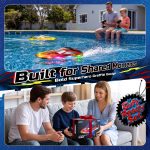 DEERC 2-Pack RC Boats for Kids, 120 Min Runtime, 7 LED Lights Mode | Capsize Recovery, Fast Remote Control Boat with 4×1200mAh Batteries, 2.4GHz Racing, Pool & Lake Toy - Image 7