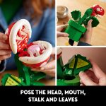 LEGO Super Mario Piranha Plant Building Sets for Adults - Mario Collectible for Men & Women, Ages 18+ Years - Gift for Birthdays - Bedroom, Home Office, or Book Shelf Decor - 71426 - Image 7