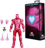 Marvel Legends Series I Love You 3000 Iron Man, 6-Inch Collectible Action Figure Gift | Marvel Legends Studios 6 Inch Action Figure Avengers Endgame - I Love You 3000 Iron Man - Image 4