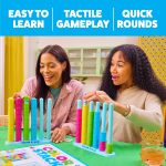Color Stack Challenge by Relatable – A Fast-Paced Color Matching Puzzle Game for Fun Parties and Family Game Night. Includes 2 Stack Racks, 50 Challenge Cards, 80 Rings & Instructions - Image 3