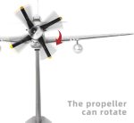NUOTIE P51-D Mustang 1/72 Metal Airplane Model Kit with Stand WWII Diecast Fighter Model Vintage Prebuild Military Aircraft Collection for Display or Gift (Big Beautiful Doll) - Image 4