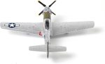 NUOTIE P51-D Mustang 1/72 Metal Airplane Model Kit with Stand WWII Diecast Fighter Model Vintage Prebuild Military Aircraft Collection for Display or Gift (Big Beautiful Doll) - Image 6