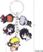 Naruto Gifts, Anime Keychains with Chibi Charms, Premium Naruto Merch with Gift-Ready Packaging - Image 4