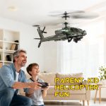 XIKOTEC RC Helicopter, Remote Control Helicopter Toy for Kids(Green) | Beginners and Adults with Altitude Hold, Gyro & LED Light, 2 Batteries & USB-C Charging, Gift for Boys Ages 8-12 - Image 7