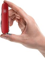 Victorinox Huntsman Swiss Army Knife, 15 Functions, Swiss Made Pocket Knife with Large Blade, Screwdriver, Scissors and Wood Saw - Red - Image 3