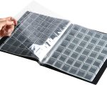 420 Pockets Coin Albums - 28x29 mm/1.1x1.1 inch Pocket Black Coin Book 10 Pages Coin Collection Holder Letter Size Coin Storage Book CS0242BK - Image 5