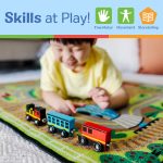 Melissa & Doug Wooden Train Cars, 8-Piece Magnetic Train Set with Toy Storage Tray, Steam Engine, Caboose, Coal & Passenger Cars, Montessori-Inspired Pretend Play Toys for Kids Ages 3+ - Image 9